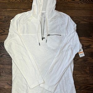 NWT Mens white long sleeve shirt
